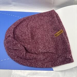 Winter Beanie Unisex Fleece Lined Soft Warm Winter Hat Cuffed Skull Wine Red New